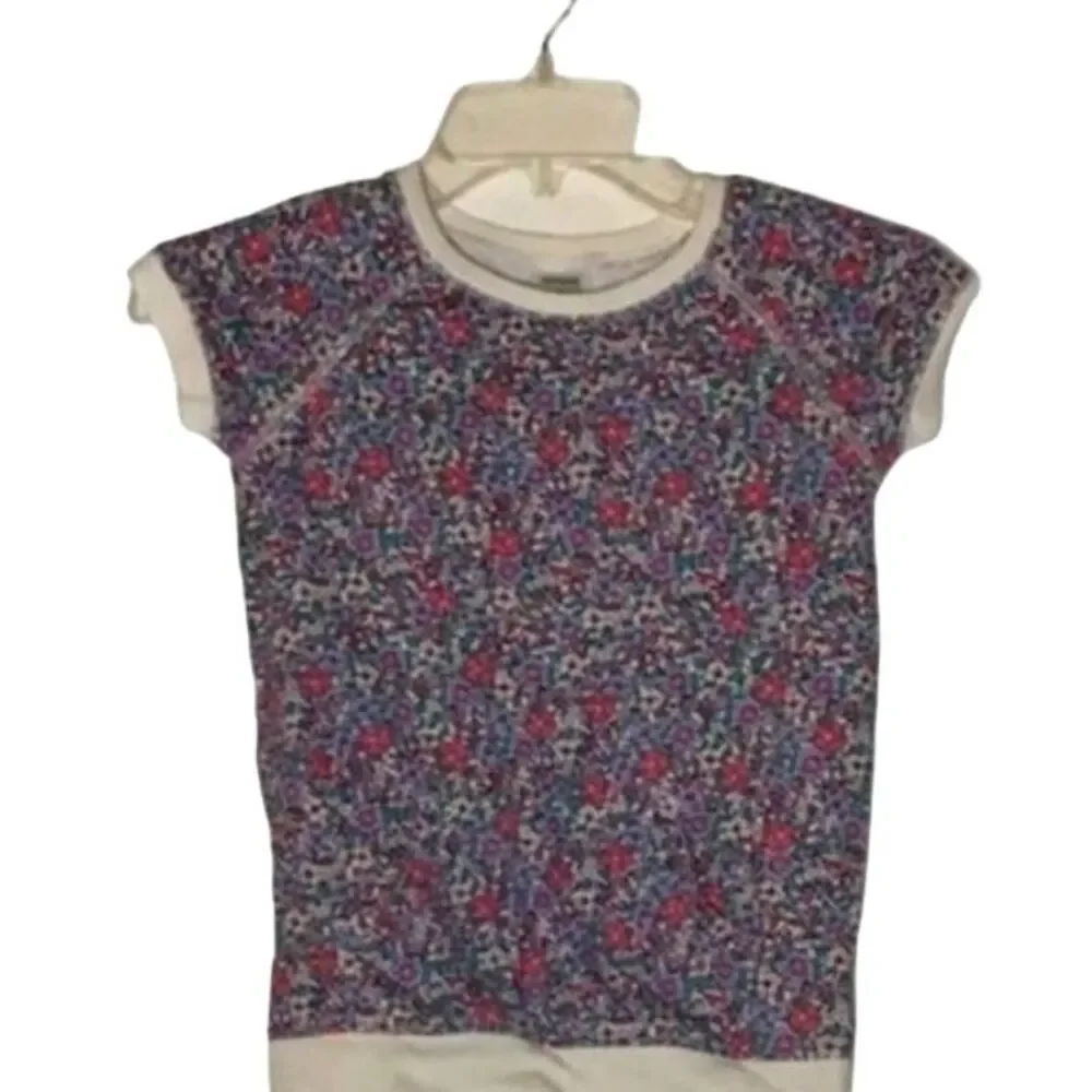 Carter's shirt Girl's Size 6 girls small floral shirt top‎ short sleeve